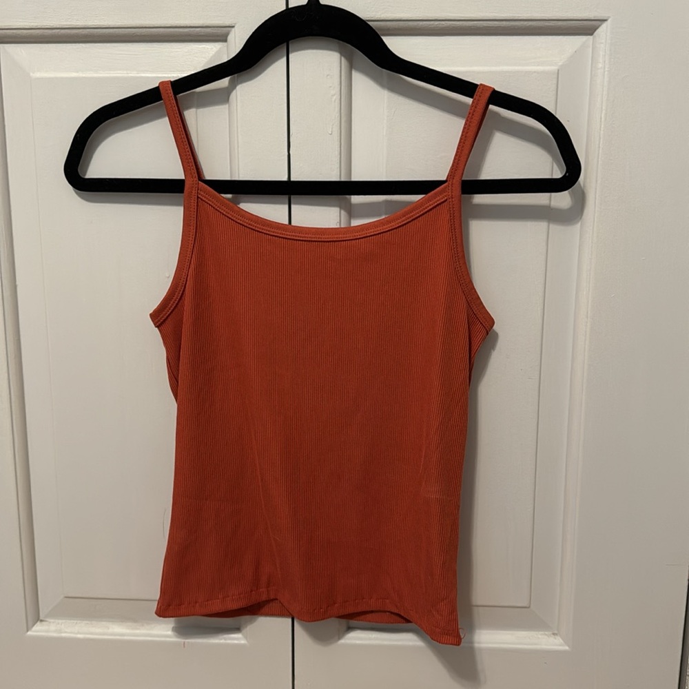 Burnt orange tank top